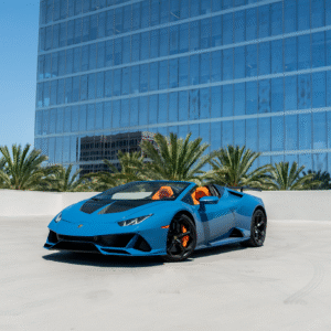 Blue Huracan Evo Spyder
