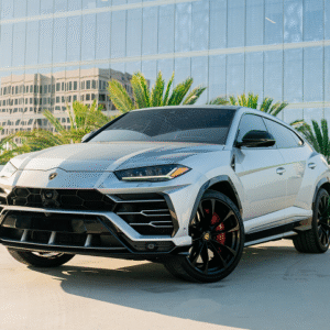 Silver Lamborghini Urus