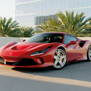 Red Ferrari F8 Coupe